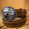 kids nocona leather belt