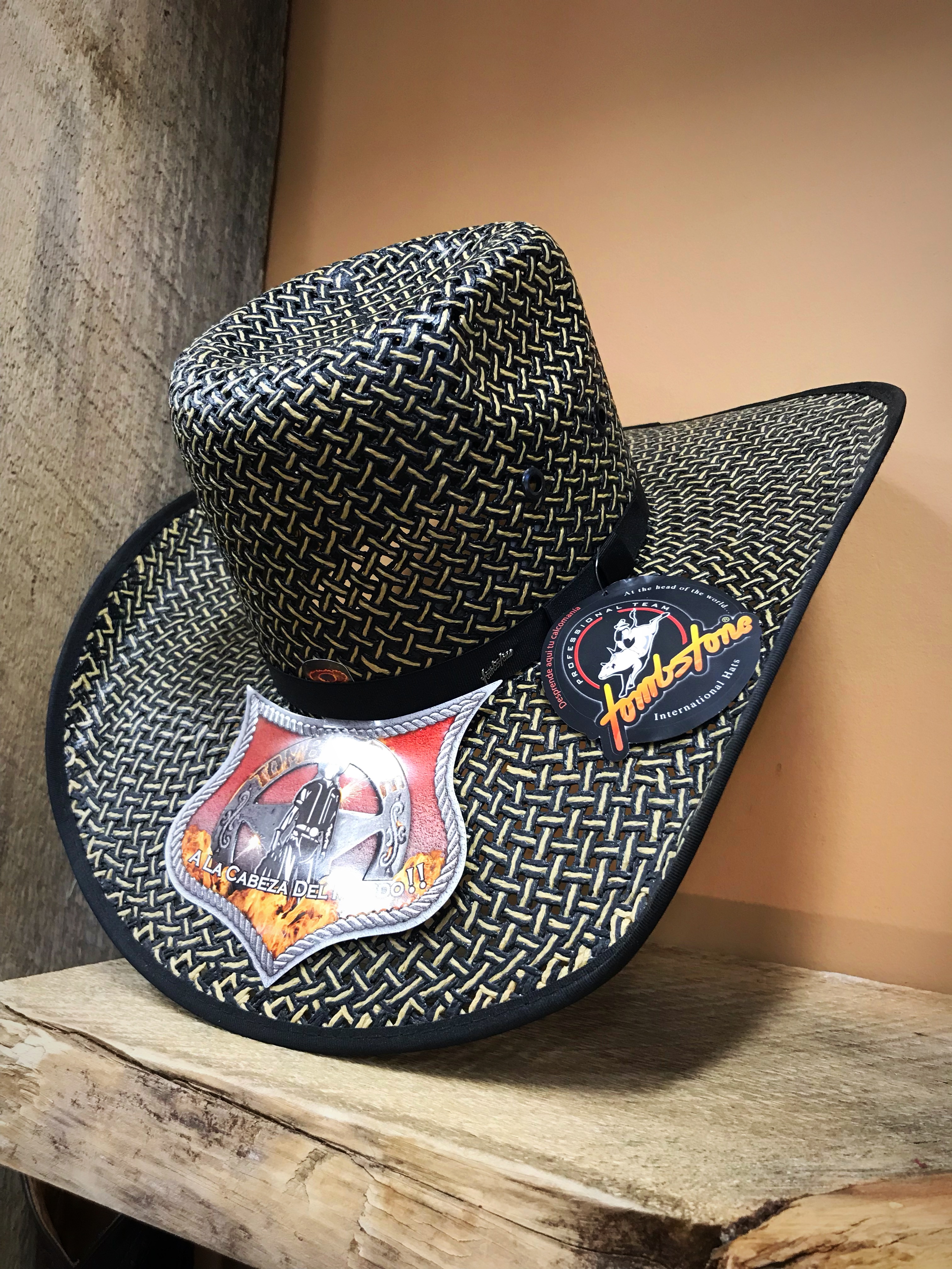 high crown cowboy hat