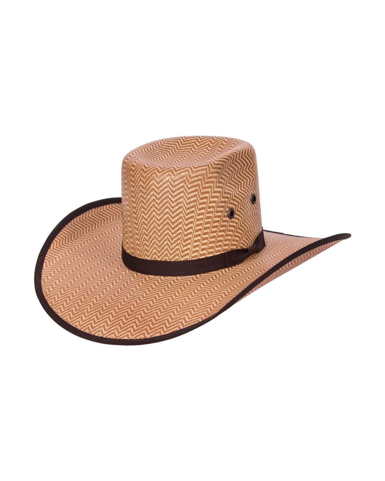 STONE HATS - Kid's Tall Crown Straw Hat ( Natural ) - El Potrerito