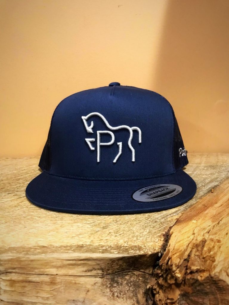 El Potrerito – ” Caballo Bailador ” Logo Snapback Cap ( Navy Blue ...