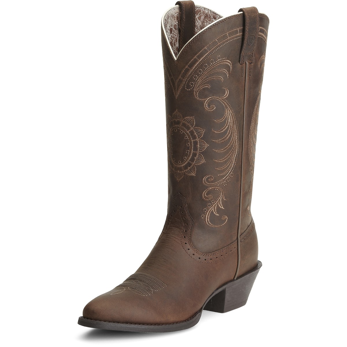 ARIAT – Women’s Magnolia Western Boot ( Distressed Brown ) – El Potrerito