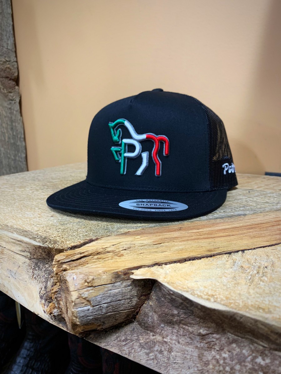 El Potrerito – ” Caballo Bailador ” Logo Snapback Cap ( MEXICO / Black ) –  El Potrerito