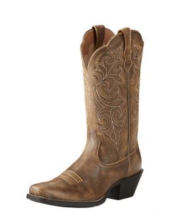 round up square toe western boot vintage bomber