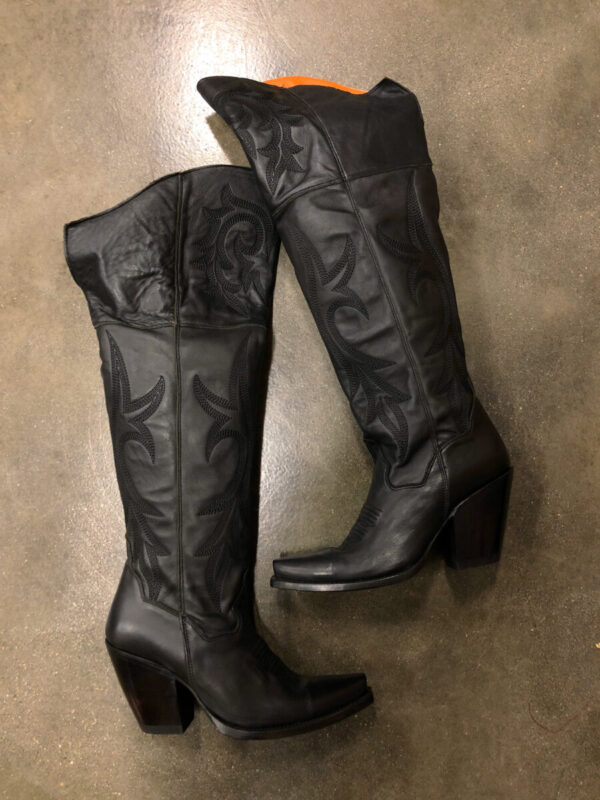 DAN POST – Women’s Jilted Knee High Western / Fashion Boot ( Black ...