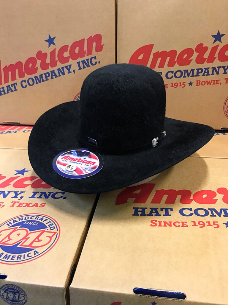 American Hat Company – Men’s 20X Grizzly ( Black ) – El Potrerito