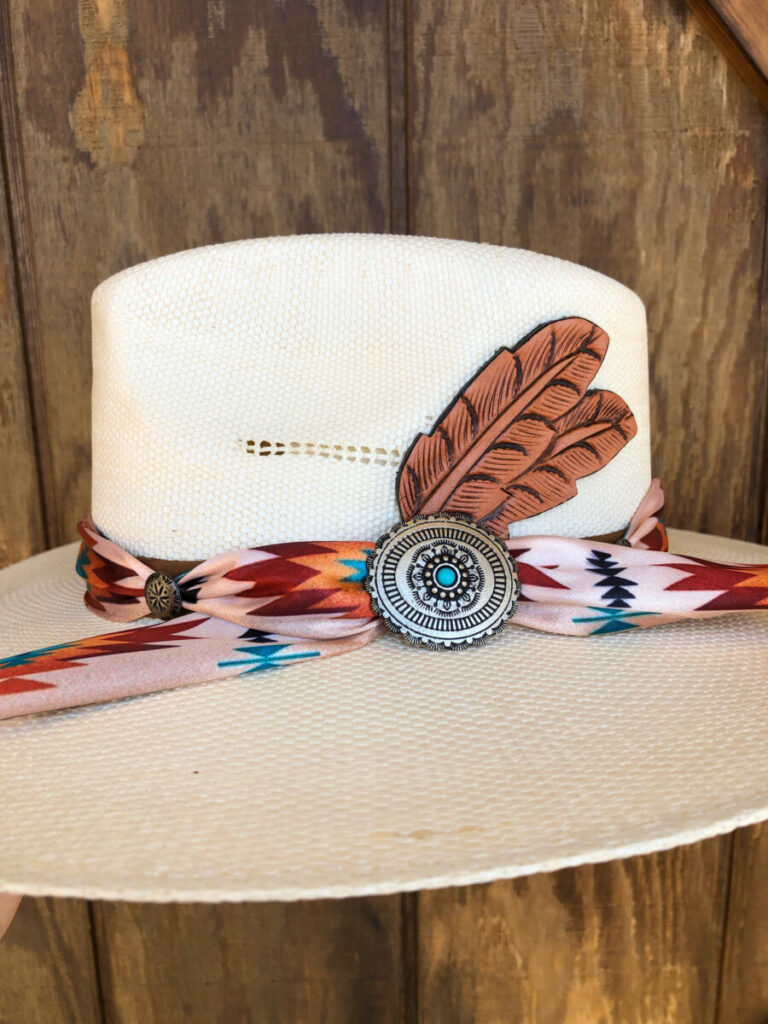 Ω Charlie 1 Horse Women’s Navajo Straw Hat – El Potrerito