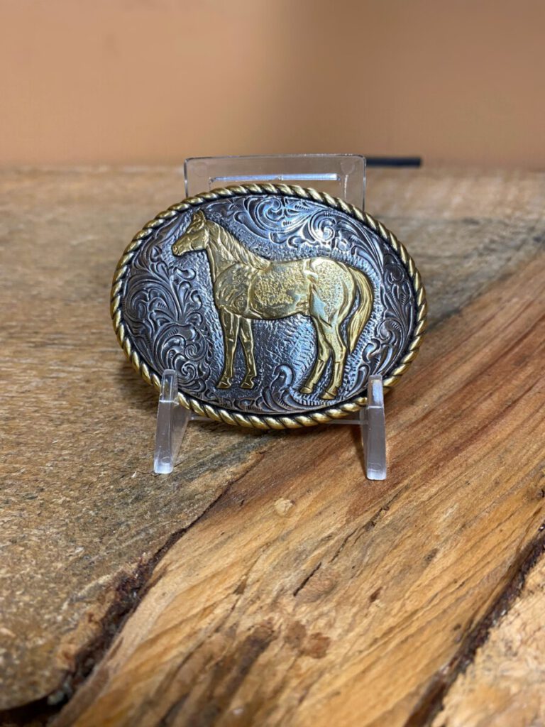 Men – Nocona Quarter Horse Belt Buckle – El Potrerito