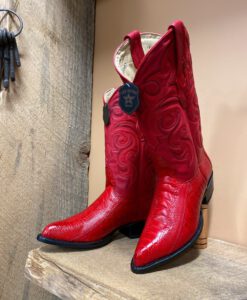 Los Altos Men's Red Cowboy Boots