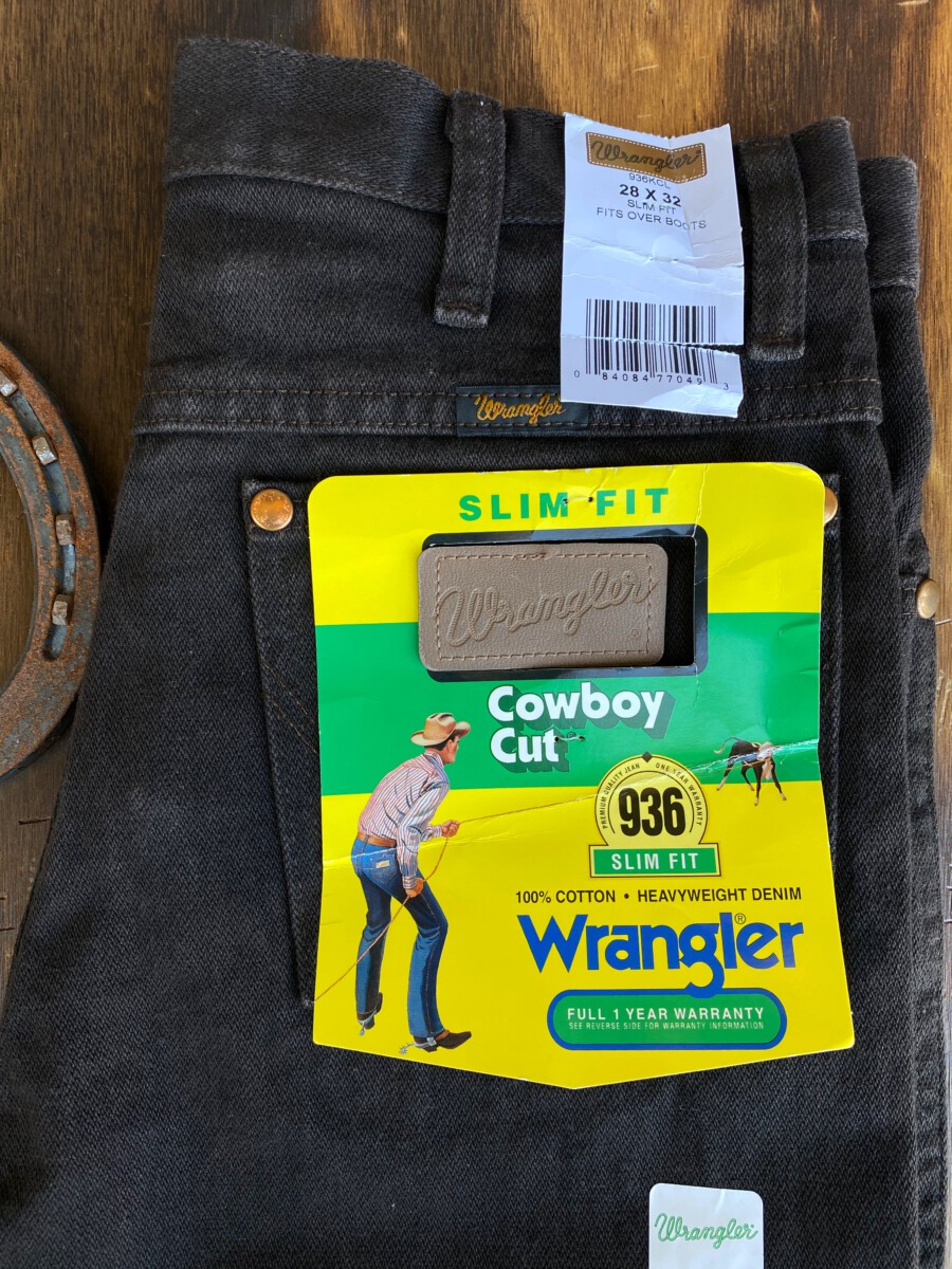 Men's Wrangler® Cowboy Cut® Slim Fit Black Chocolate Jean 936KCL