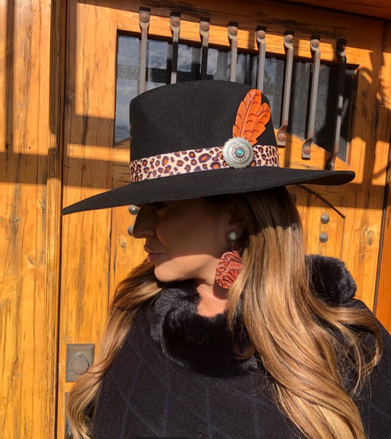Ω Charlie 1 Horse Women's " ALYSSA " Felt Hat ( Black ) El Potrerito