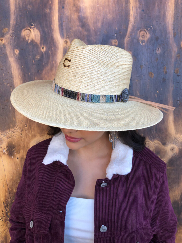 Ω Charlie 1 Horse Women’s ” Saltillo ” Straw Hat El Potrerito