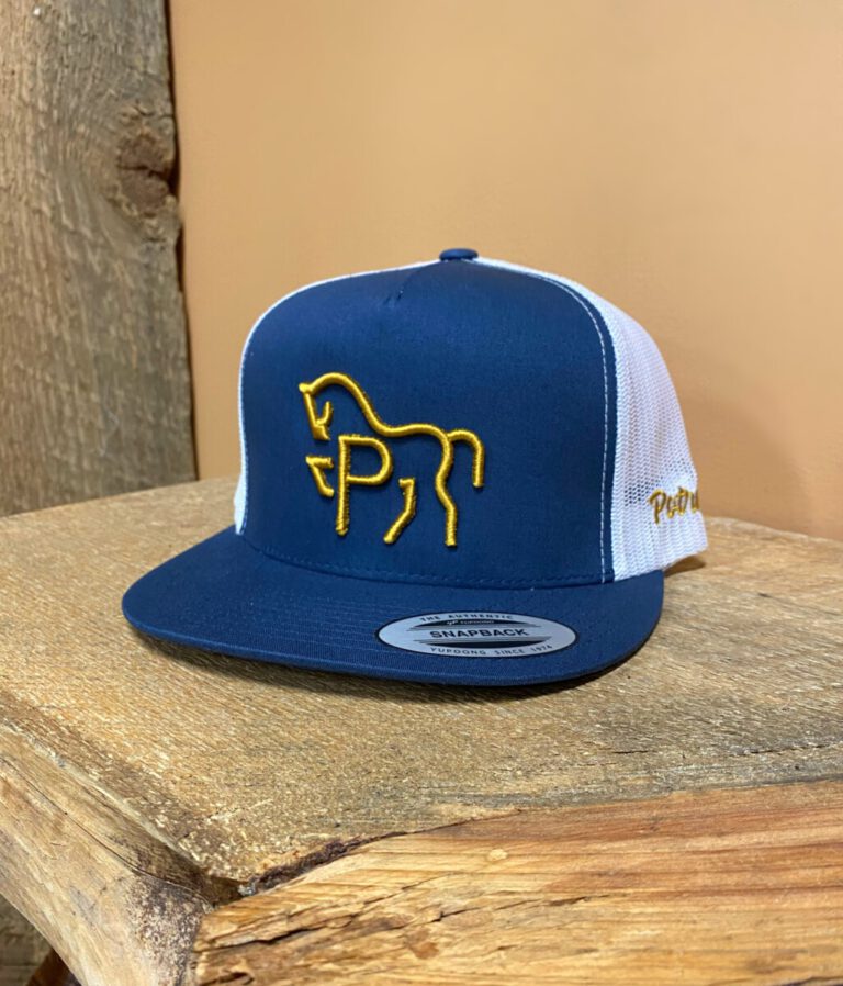 El Potrerito – ” Caballo Bailador ” Logo Snapback Cap (5 Panel Navy ...