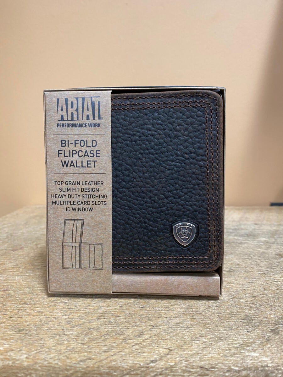 ARIAT Unisex Bifold Wallet ( Brown ) – El Potrerito