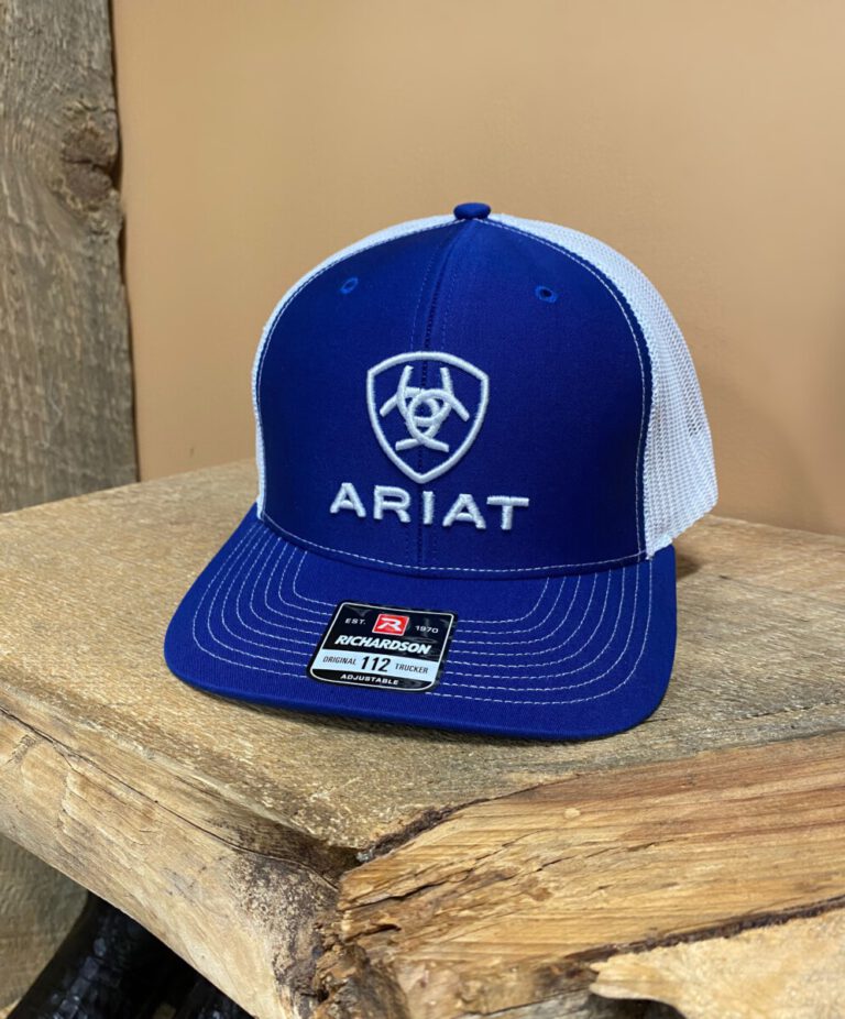 ARIAT CAP UNISEX ( Royal Blue / White ) El Potrerito