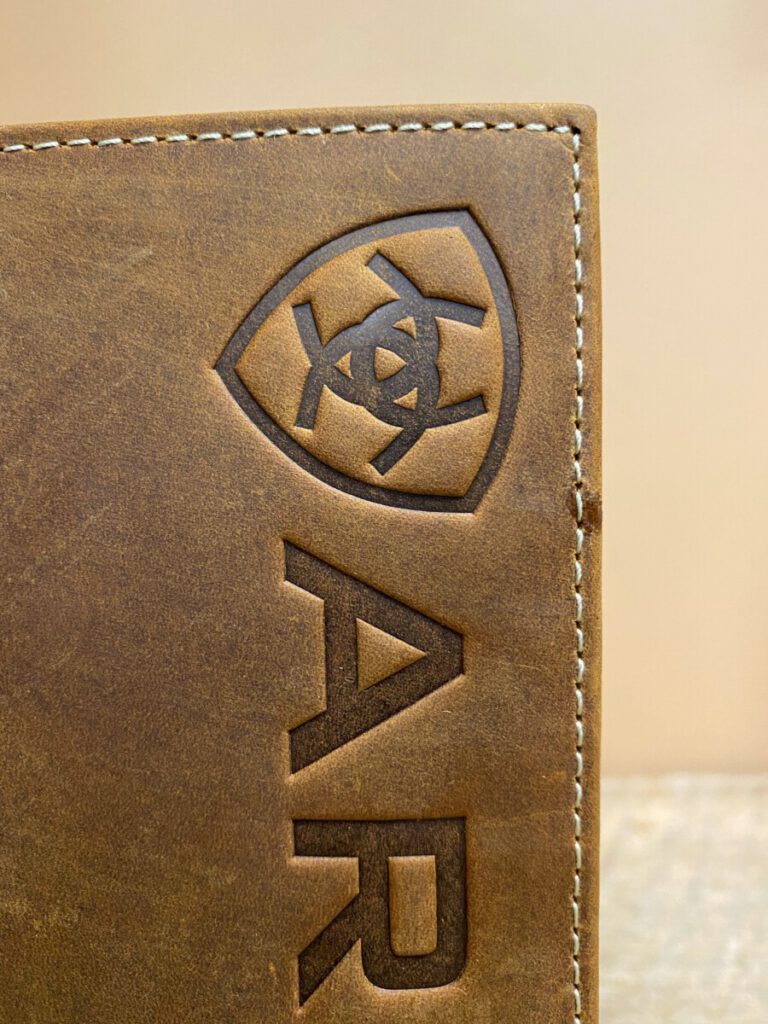 ariat boot stitched rodeo wallet