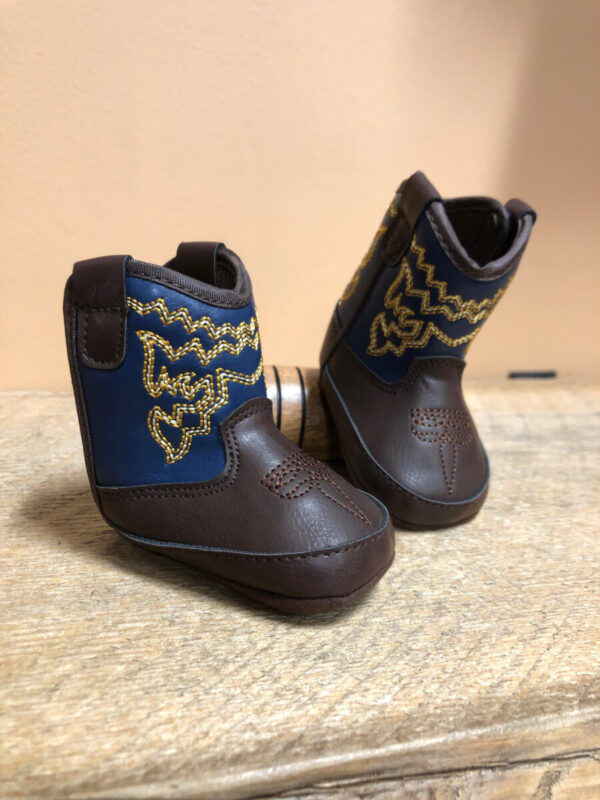 Ariat Western Infant Booties ( Brown / Navy ) El Potrerito
