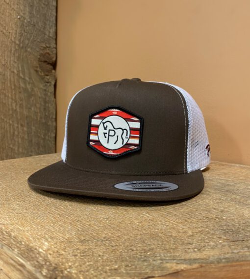 El Potrerito – ” Caballo Bailador ” Zarape Logo Snapback Cap ( 5 Brown ...