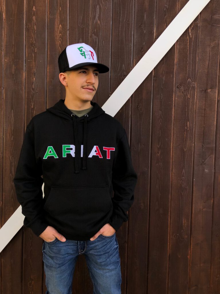 ARIAT MEN’S Mexico Hoodie Sweatshirt ( BLACK ) El Potrerito