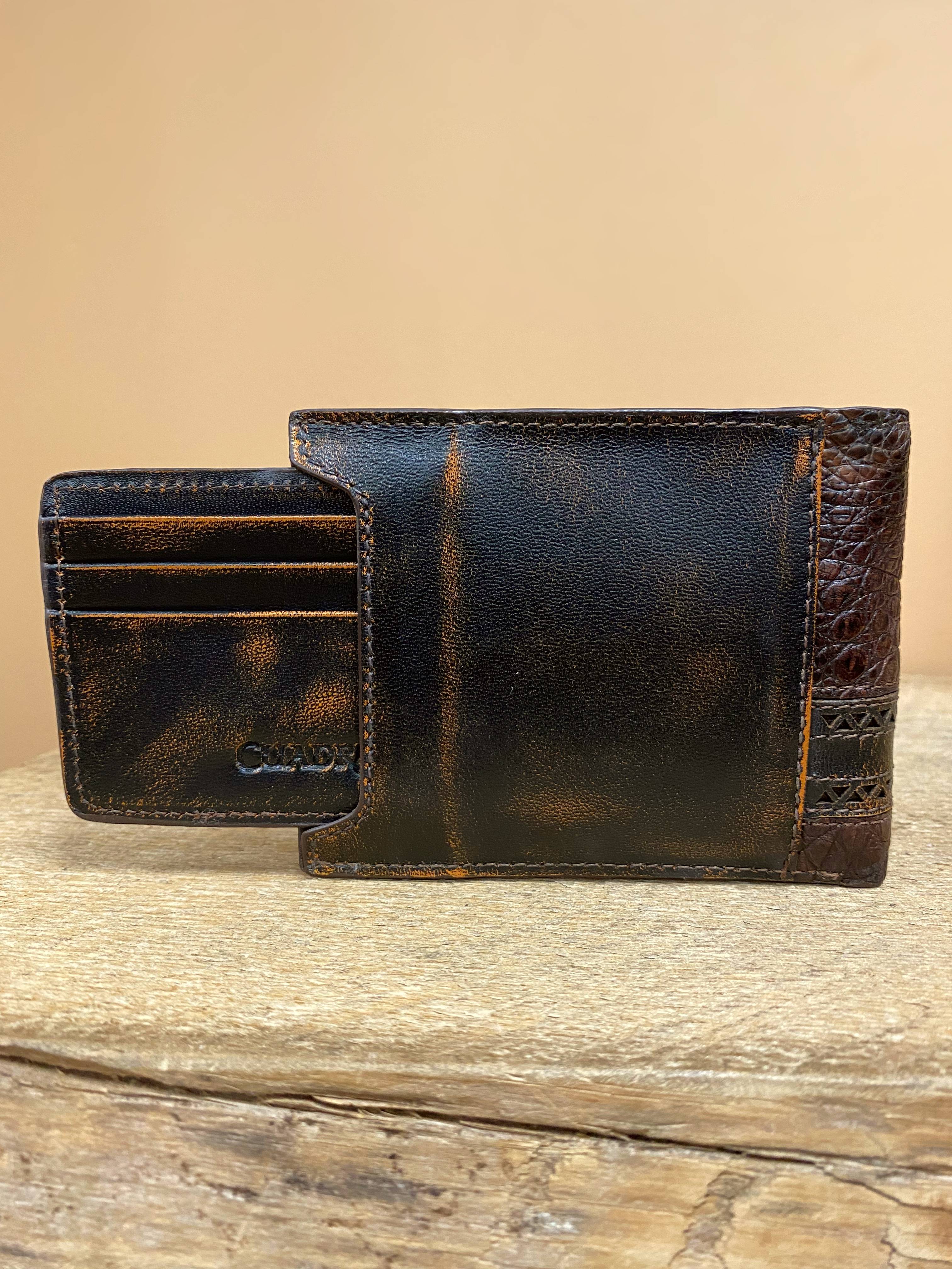 CUADRA- Men’s Genuine Focus Lomo Wallet ( MN Brown) – El Potrerito