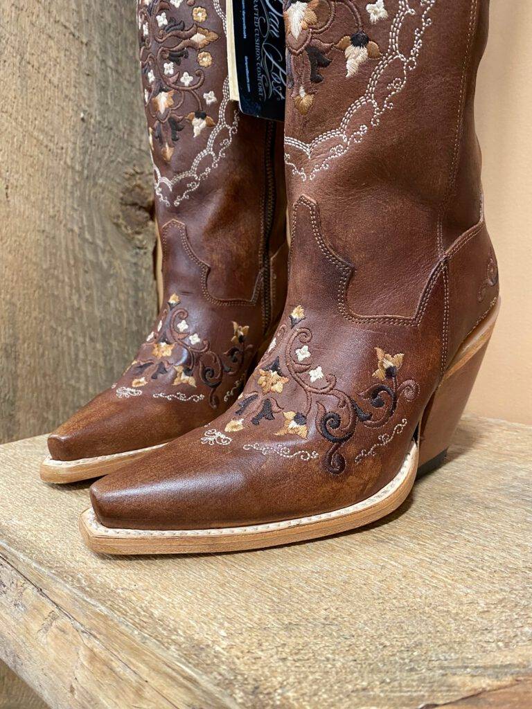 DAN POST Women’s Jilted Knee High Western / Fashion Boot( Brown