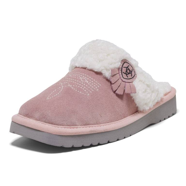 ARIAT Women’s Square Toe Slippers Jackie ( Pink ) El Potrerito