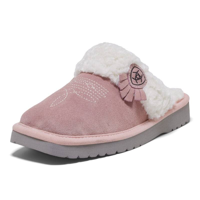 ARIAT Women’s Square Toe Slippers Jackie ( Pink ) El Potrerito