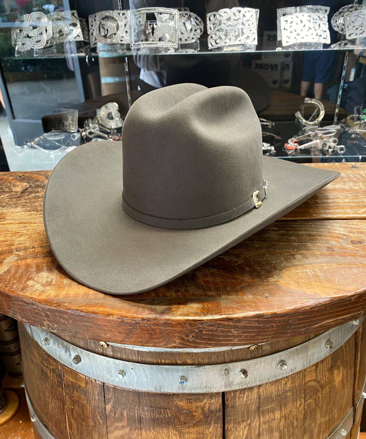 Stetson – Men’s Patron 30X Felt Hat ( Charcoal ) – El Potrerito