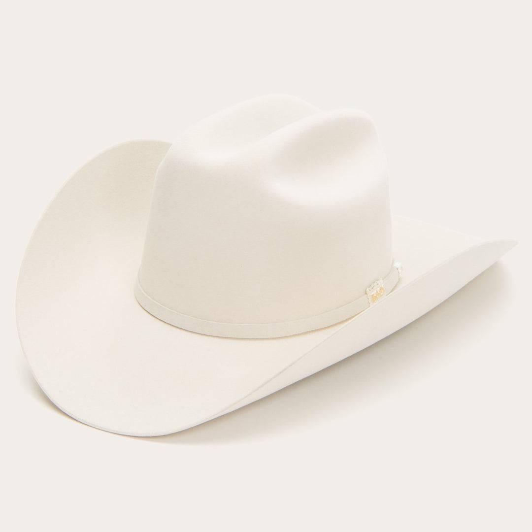 Stetson – EL PRESIDENTE 100X PREMIER COWBOY HAT ( White ) – El Potrerito